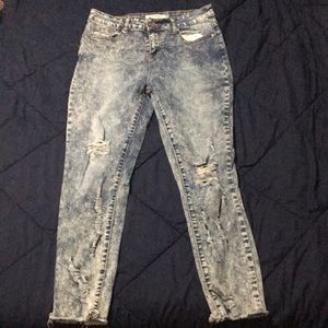 Celebrity Ace ripped skinny jeans